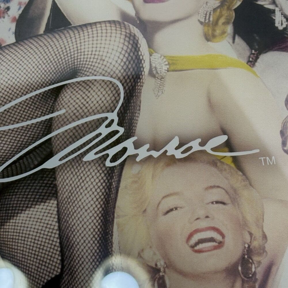 Bernard Of Hollywood Marilyn Monroe Glass Photo Clock 2013 Works - Picture 9 of 13
